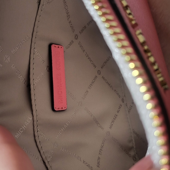 Michael Kors Pink Saffiano Leather Wristlet - Picture 5 of 9